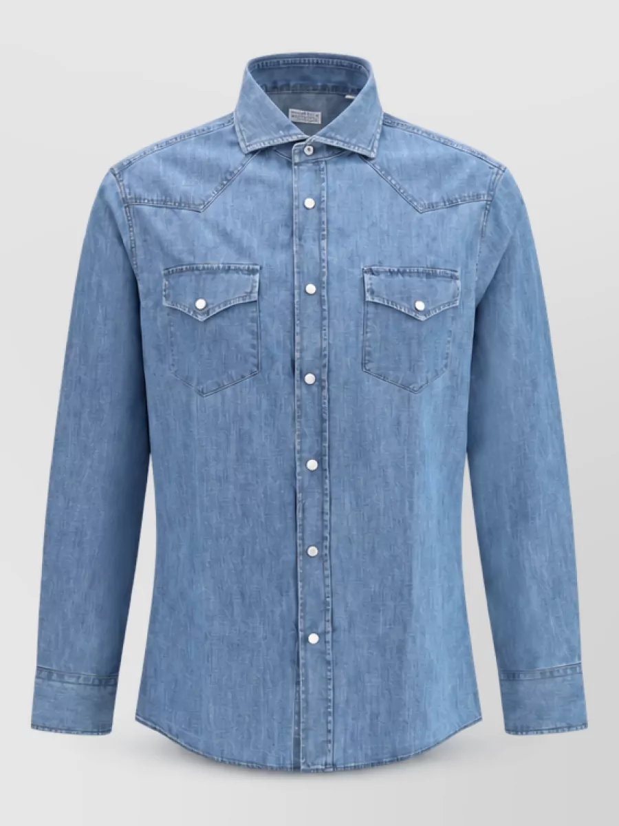 Brunello Cucinelli denim shirt