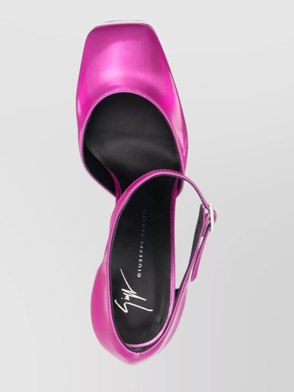 Giuseppe Zanotti High Block Heel Leather Platform Pumps