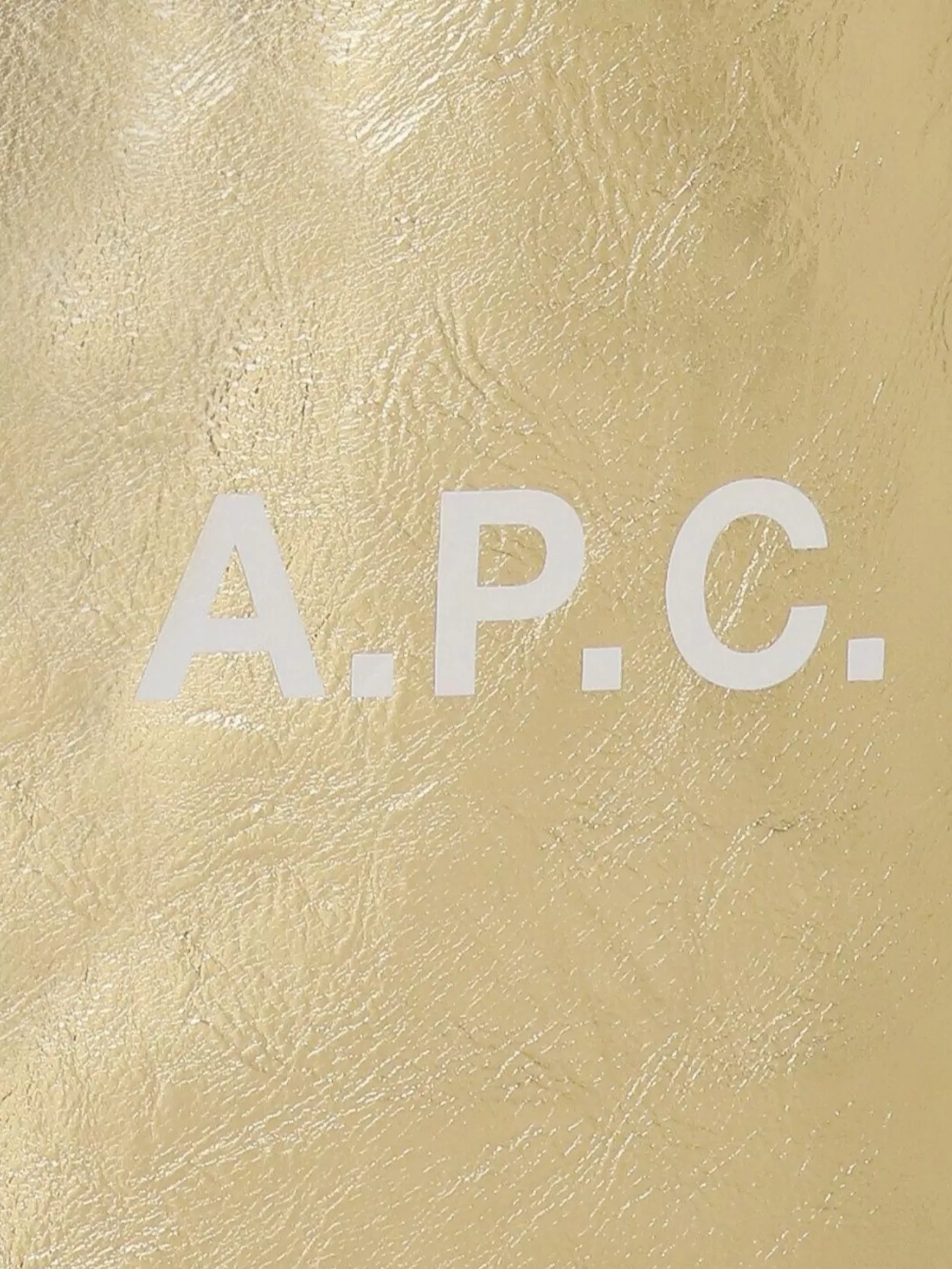 A.p.c. Women's Metallic Finish Shopping Shoulder Bag
