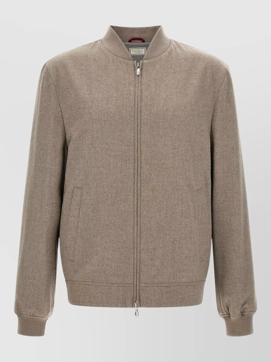 Brunello Cucinelli Cashmere Bomber Jacket