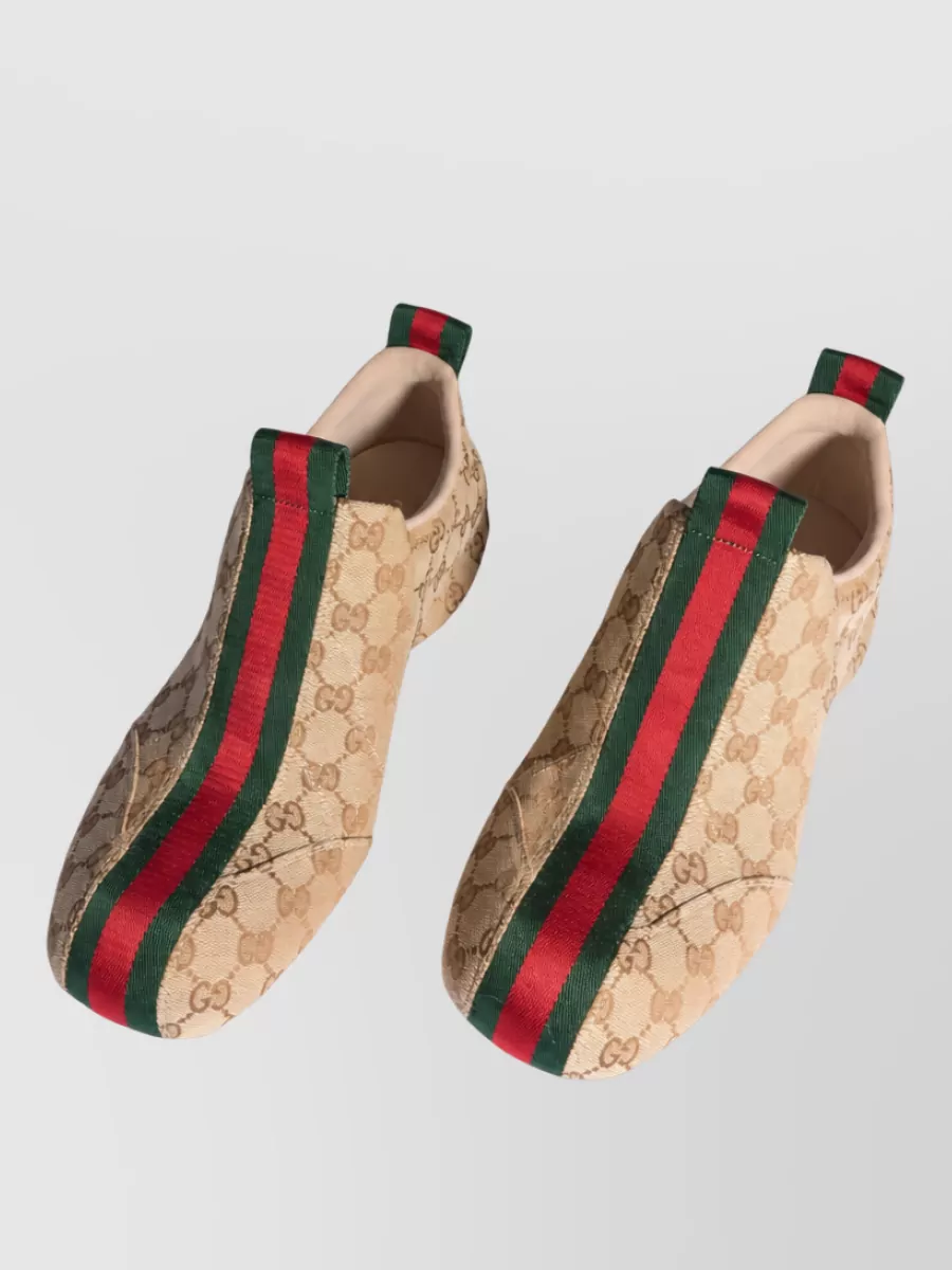 Gucci Logo-Print Loafers