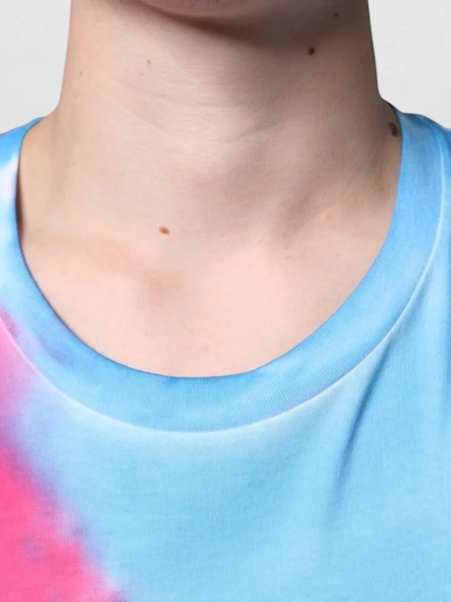 Dolce&Gabbana Cotton Tie-Dye Sleeveless T-Shirt
