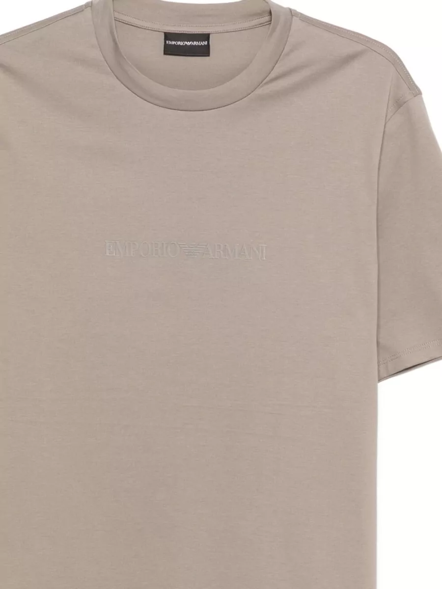 Emporio Armani Cotton Crew-Neck Short-Sleeve T-Shirt