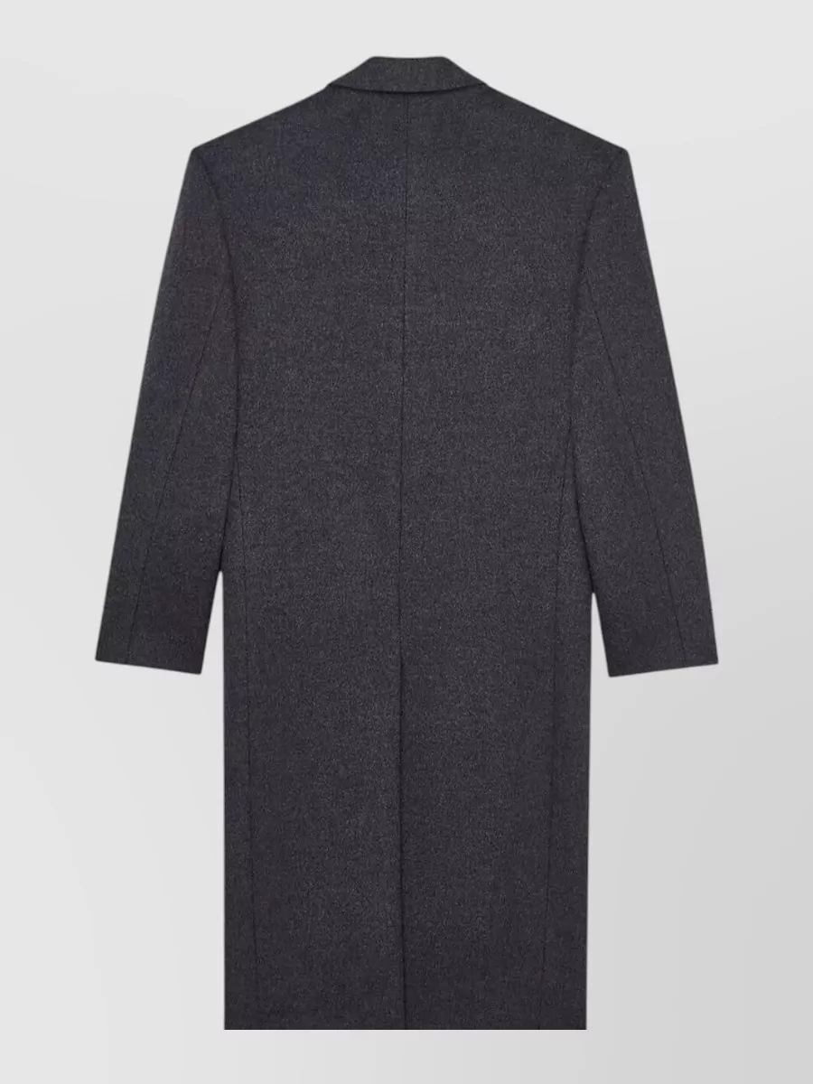 Saint Laurent Wool Double-Breasted Coat