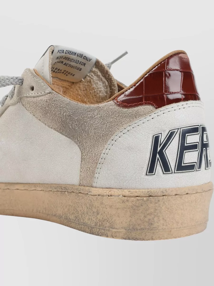 Golden Goose Ballstar Sneakers Suede Accents Contrast Heel Tab