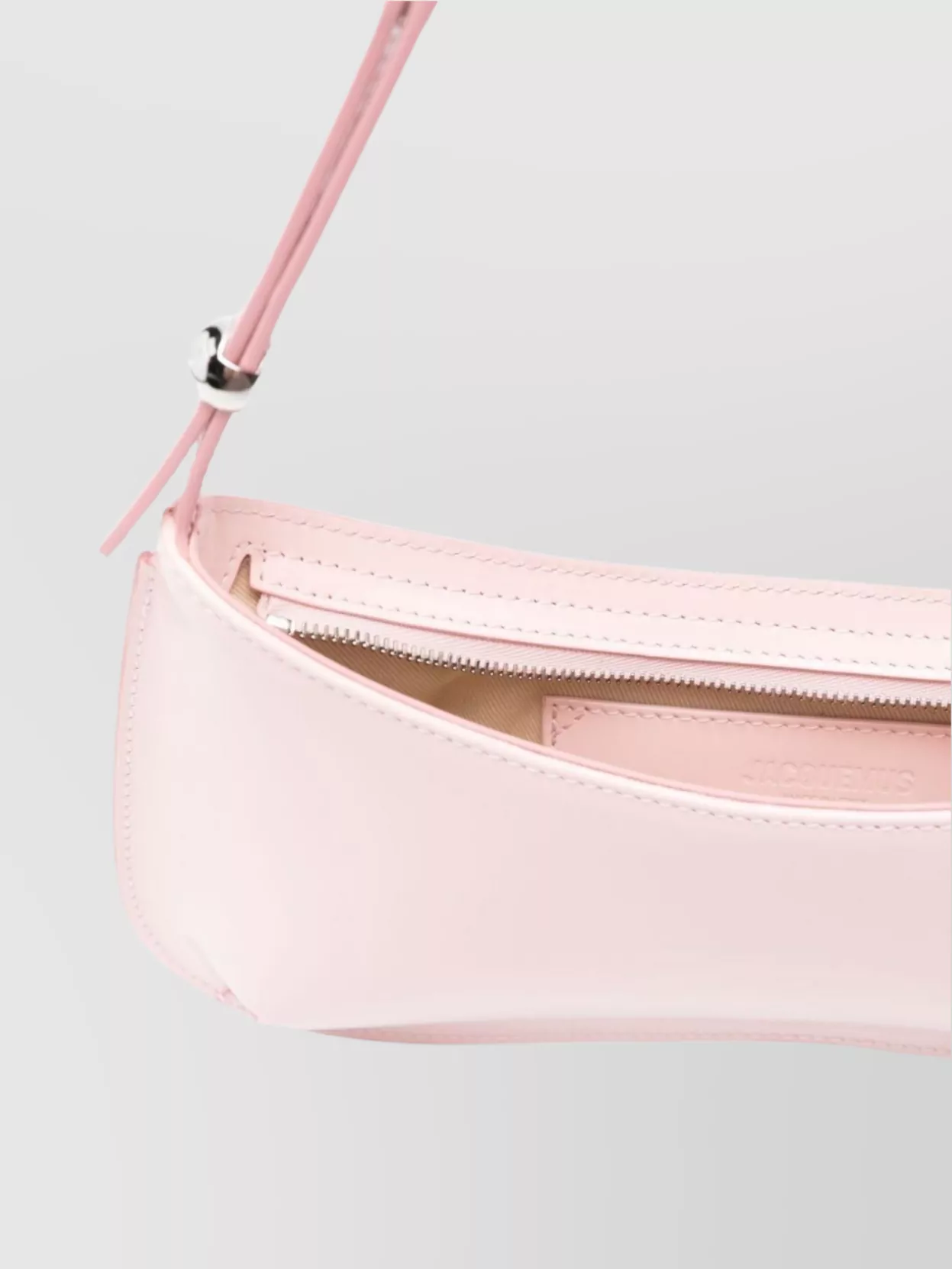 Jacquemus Smooth Finish Shoulder Bag With Adjustable Strap