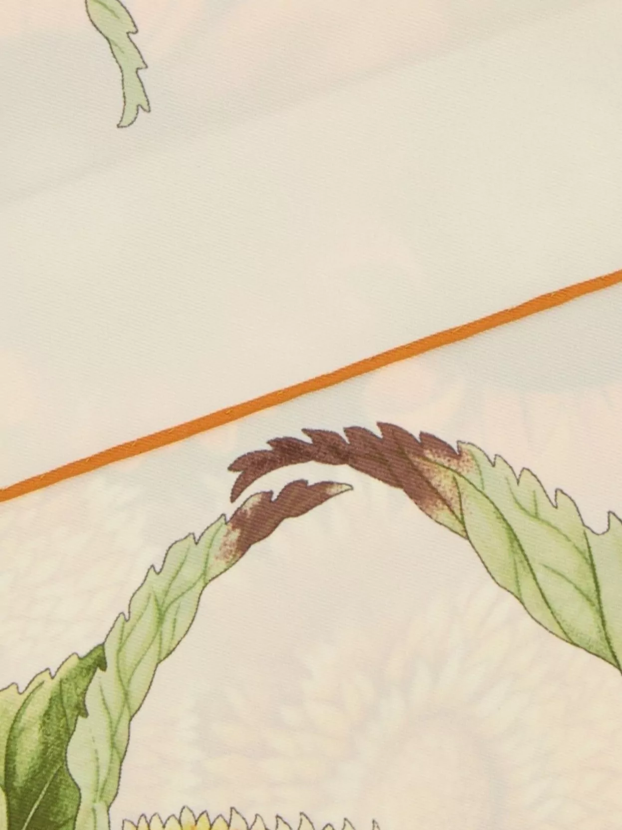 Ferragamo Sunflower Floral Silk Scarf With Contrasting Trim