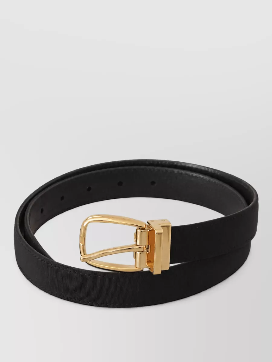Dolce&Gabbana leather canvas belt