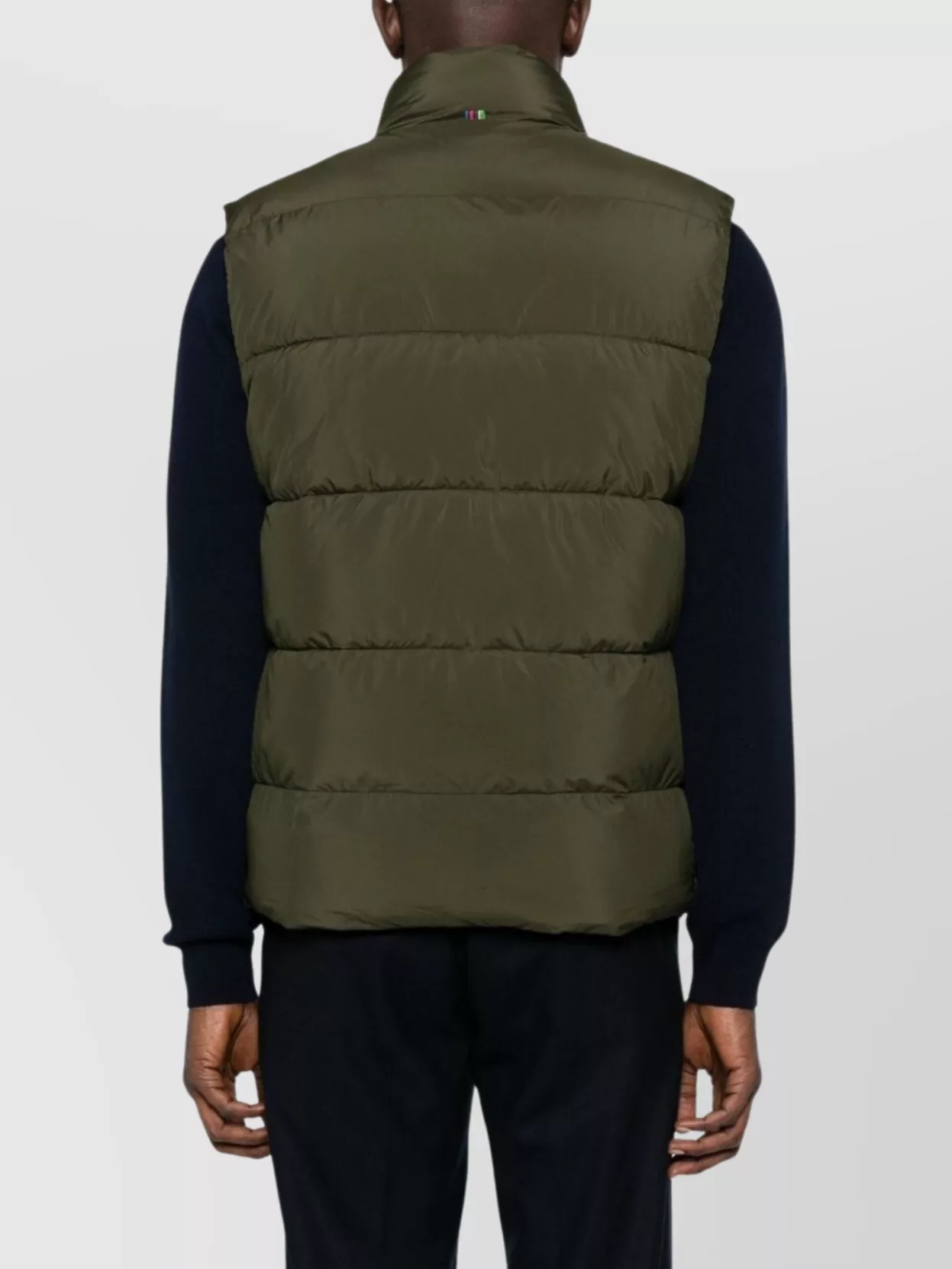 Paul Smith Quilted Sleeveless Vest High Collar