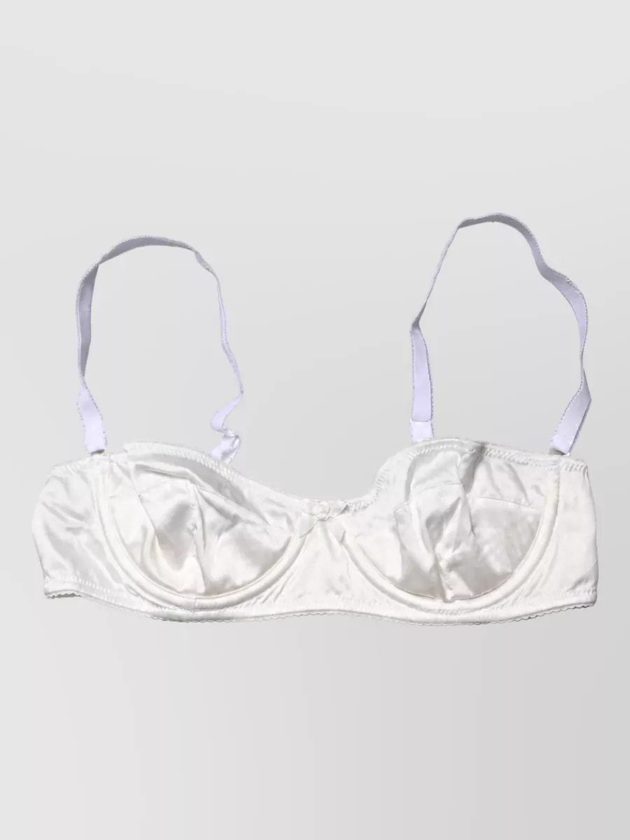 Dolce&Gabbana silk underwire balconette bra