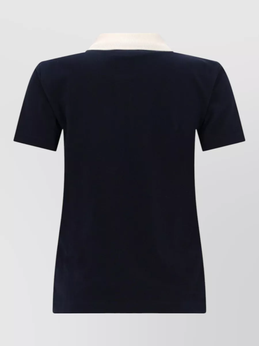 A.p.c. Logo Cotton Polo Shirt