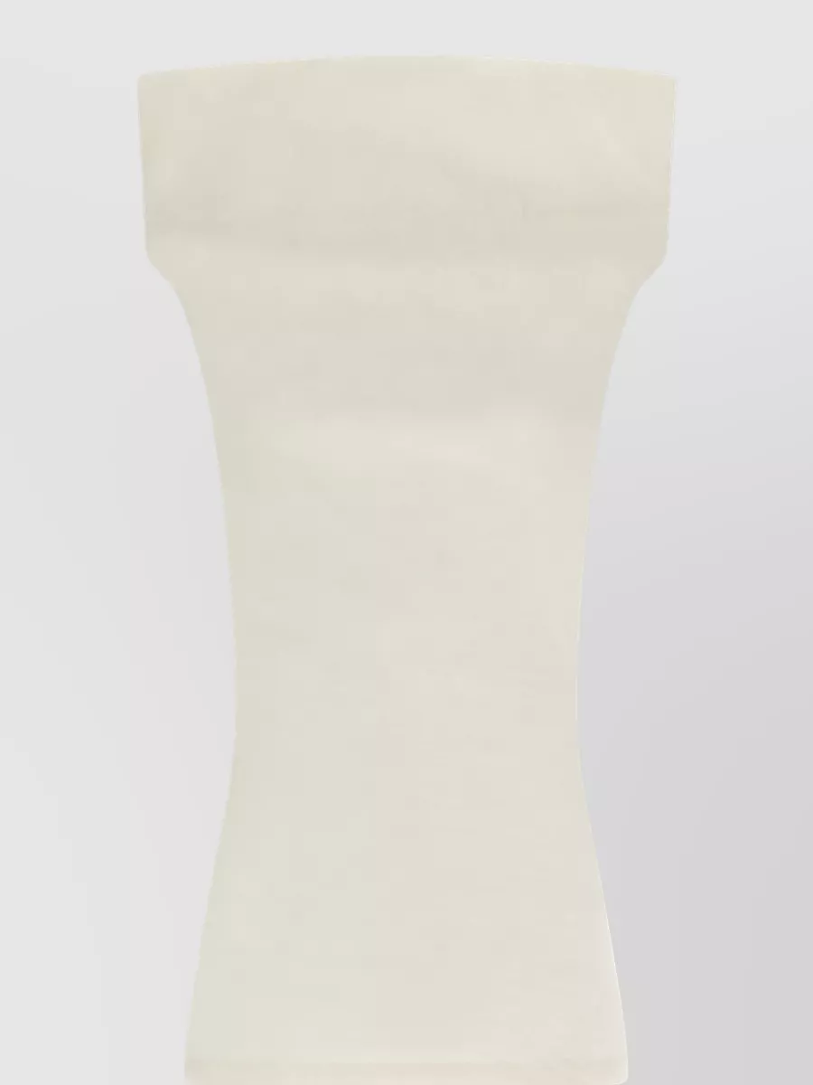 Issey Miyake Textured strapless top