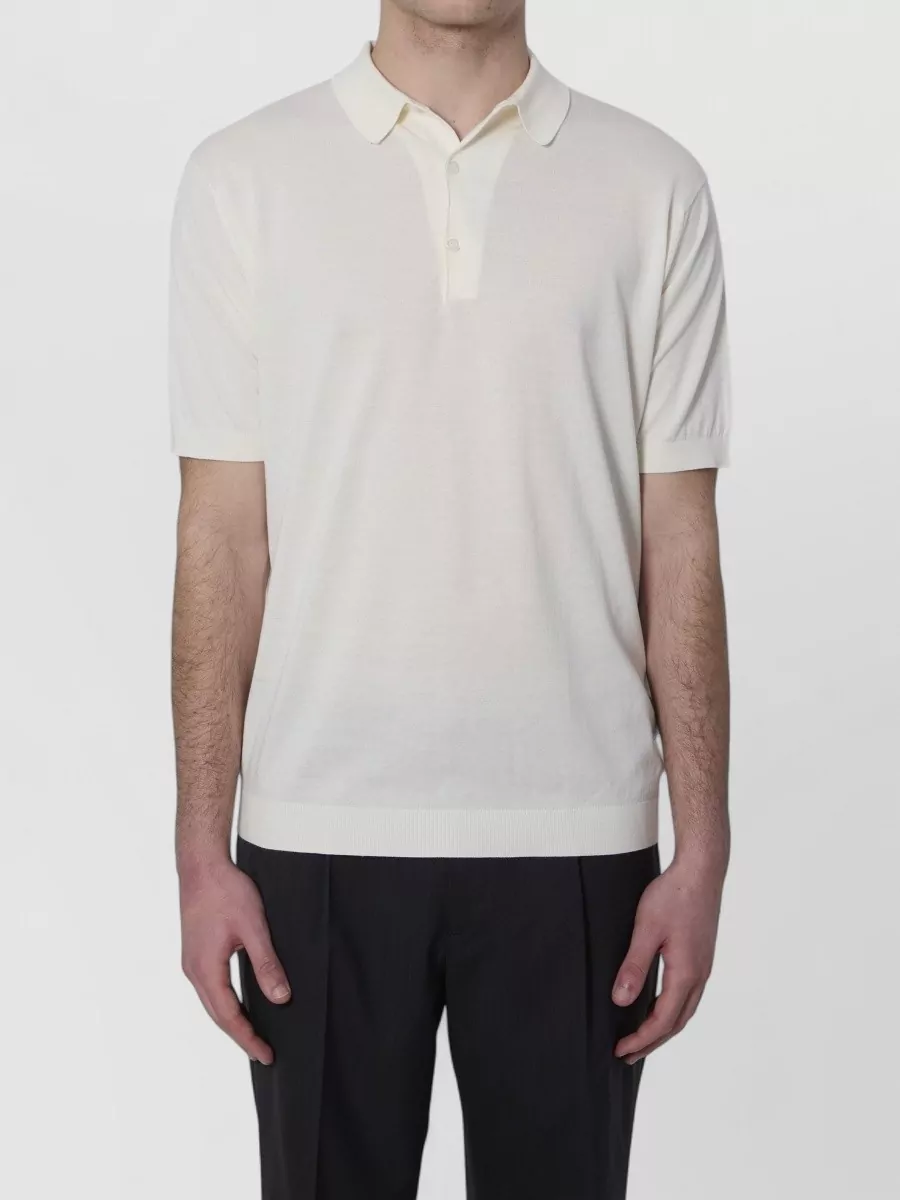 John Smedley Cotton Short-Sleeve Polo Shirt