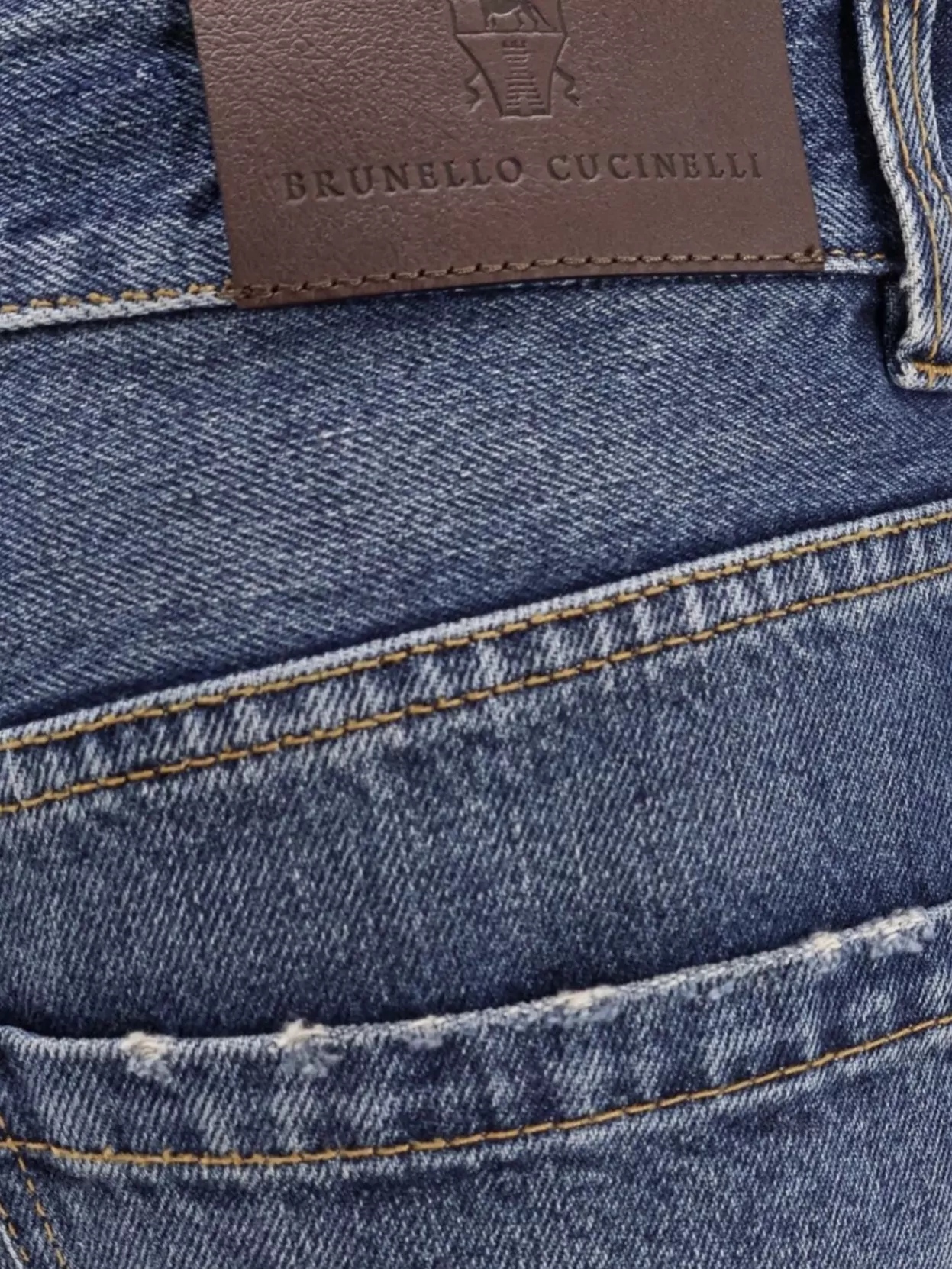 Brunello Cucinelli Denim High-Rise Straight-Leg Jeans