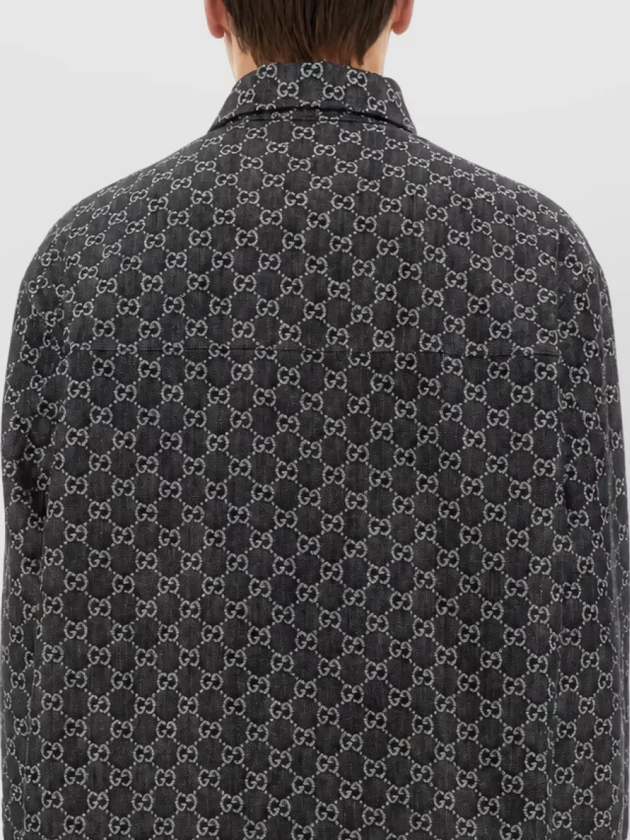 Gucci Reversible Wool And Denim Shirt Jacket