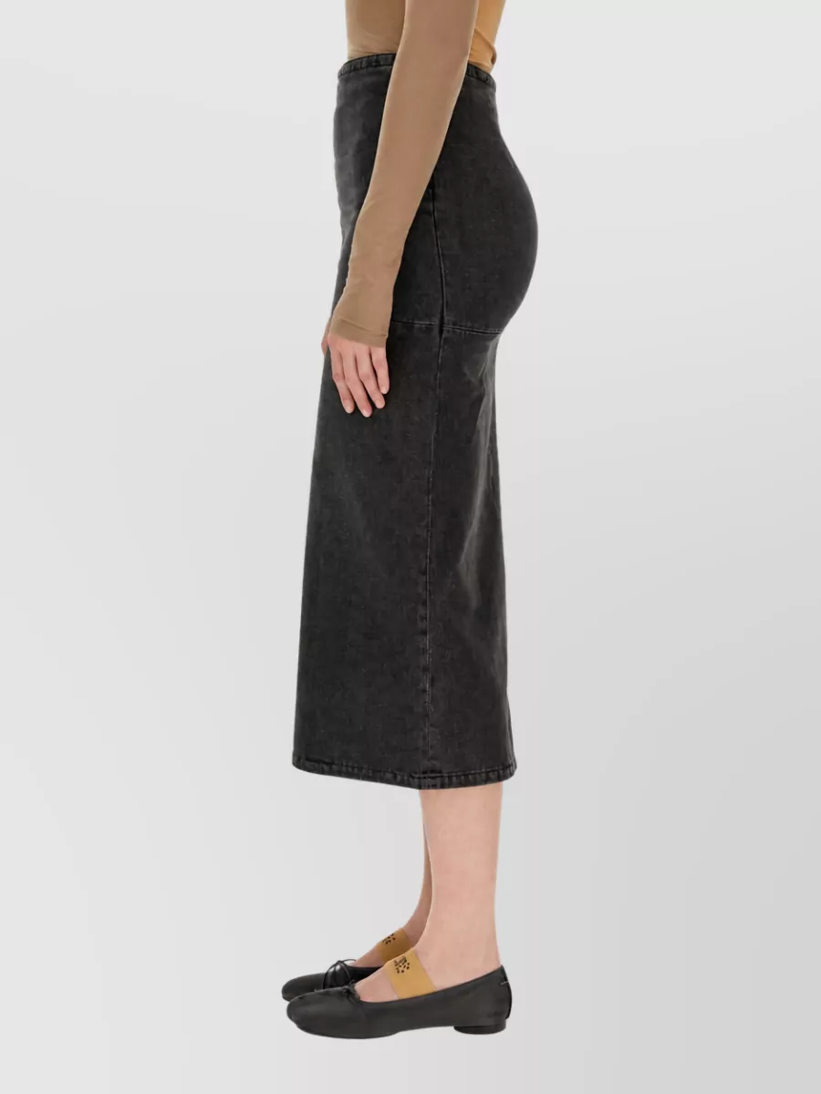 Mm6 Maison Margiela Denim Maxi Skirt