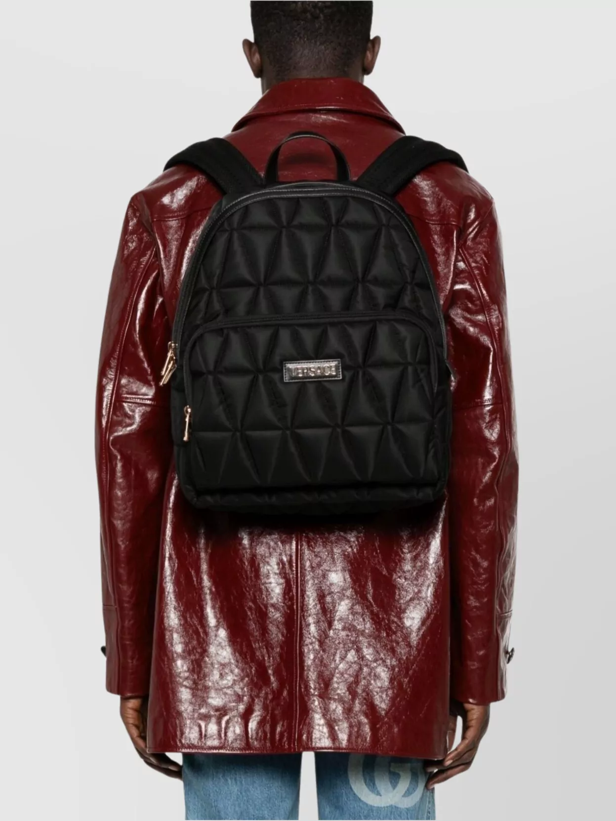Versace Quilted Backpack