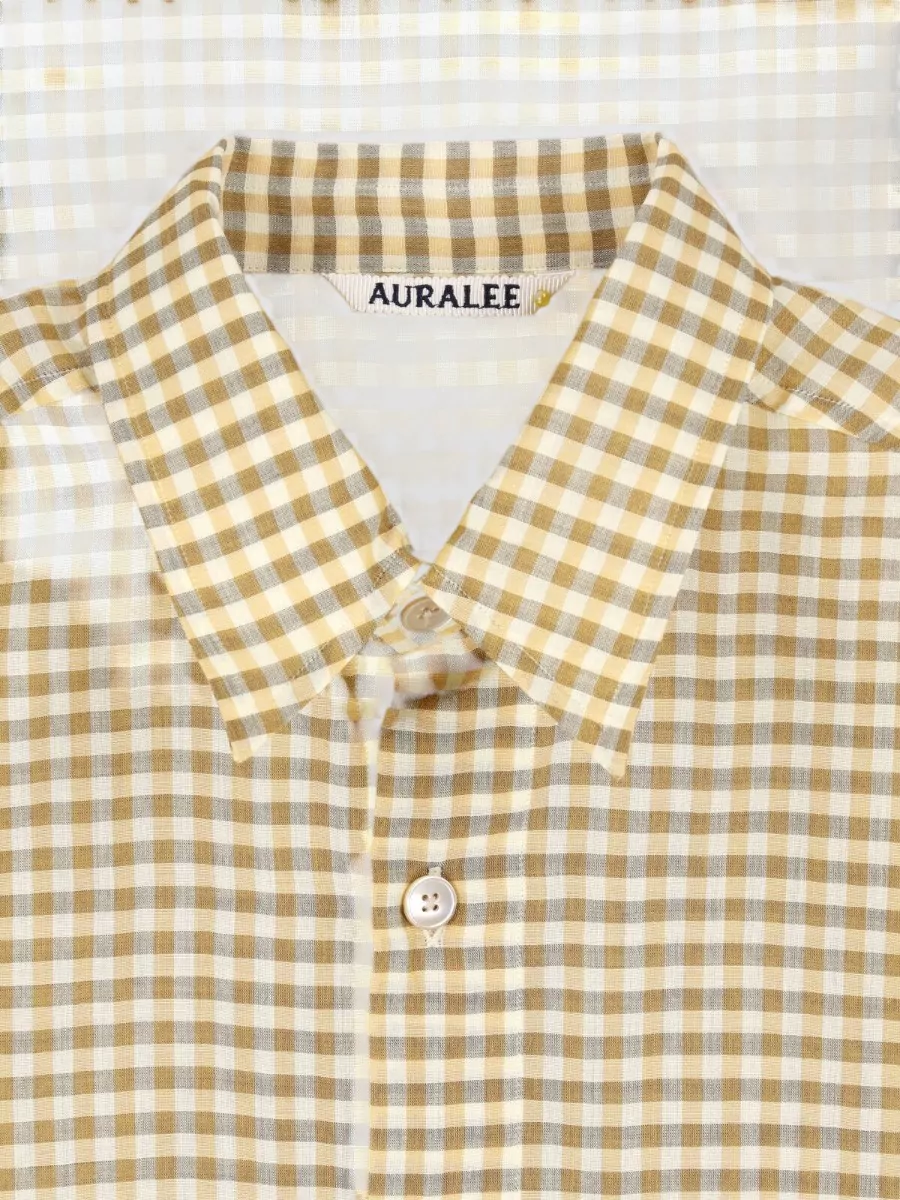 Auralee Checked Shirt