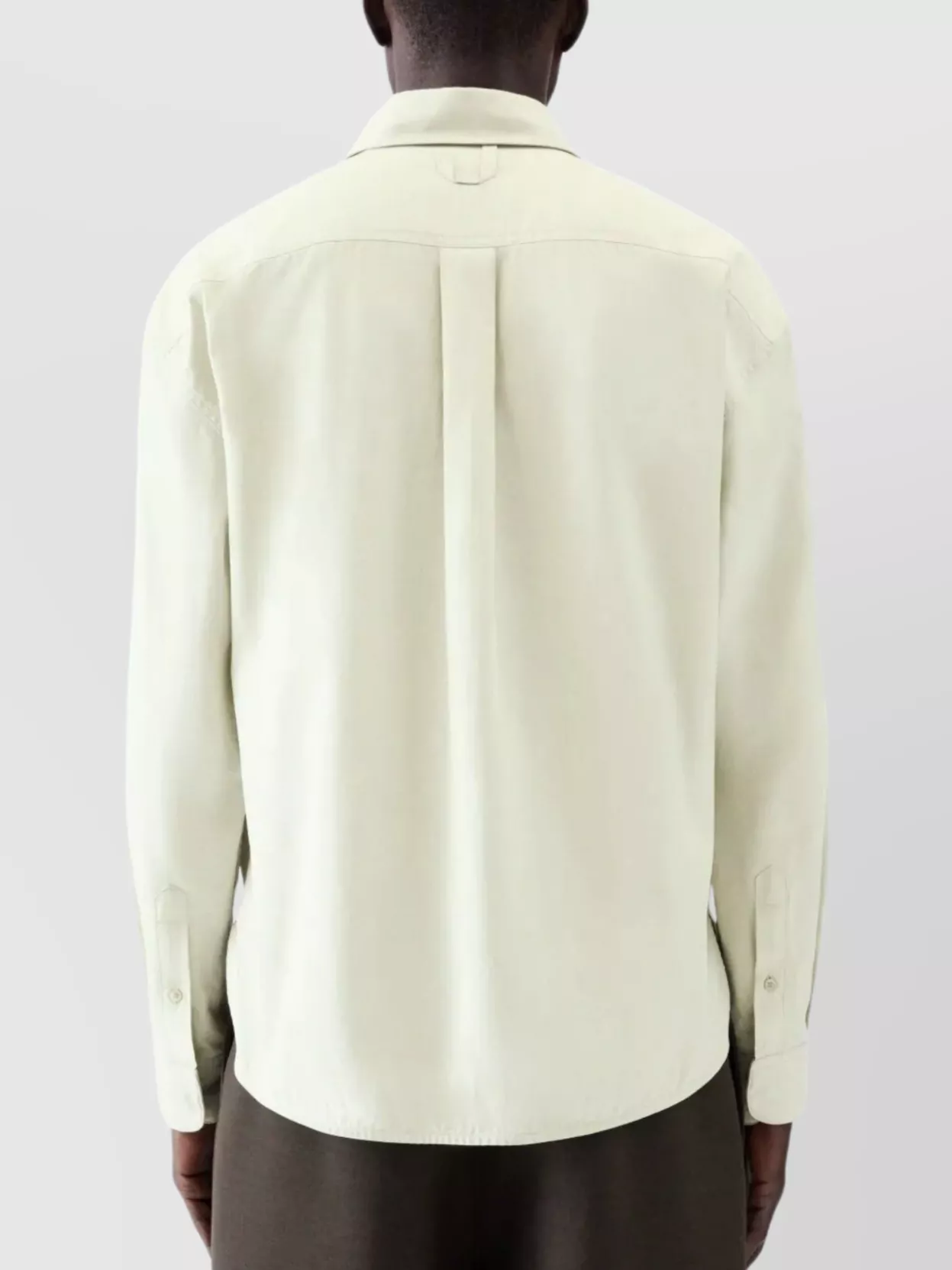 Jacquemus Simon Green Shirt With Logo Lettering On The Front In Cotton Man In Green