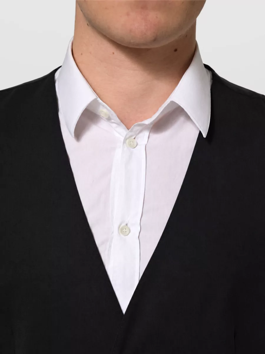 Dolce&Gabbana Virgin Wool Single Breasted Waistcoat