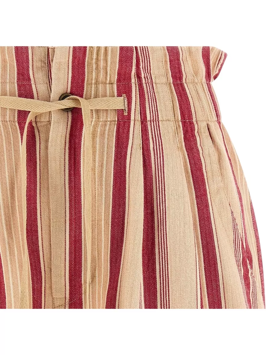 Isabel Marant Etoile Striped Cropped Shorts