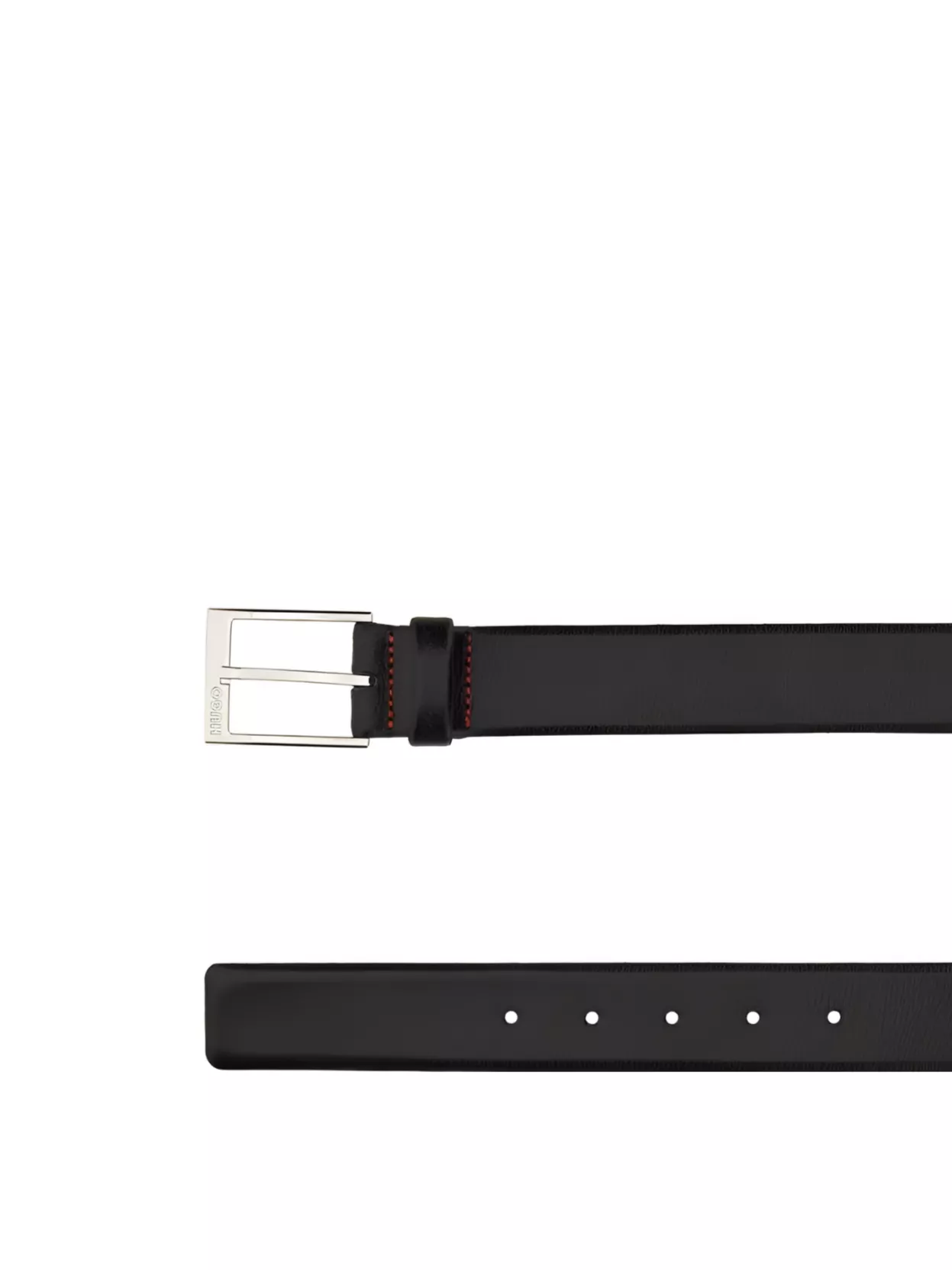 Hugo Adjustable Grained Leather Waist Belt
