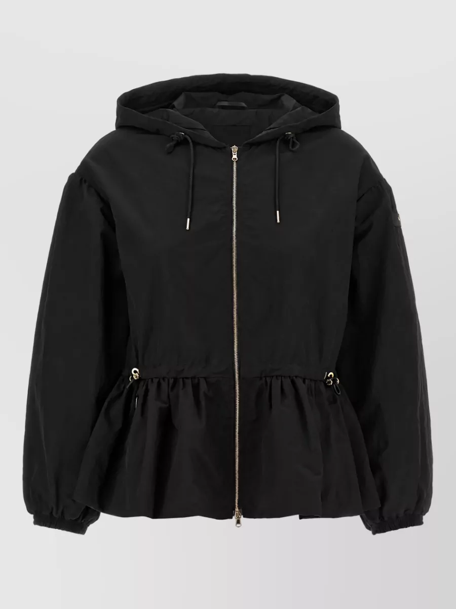 Tatras nylon hooded oversized coat