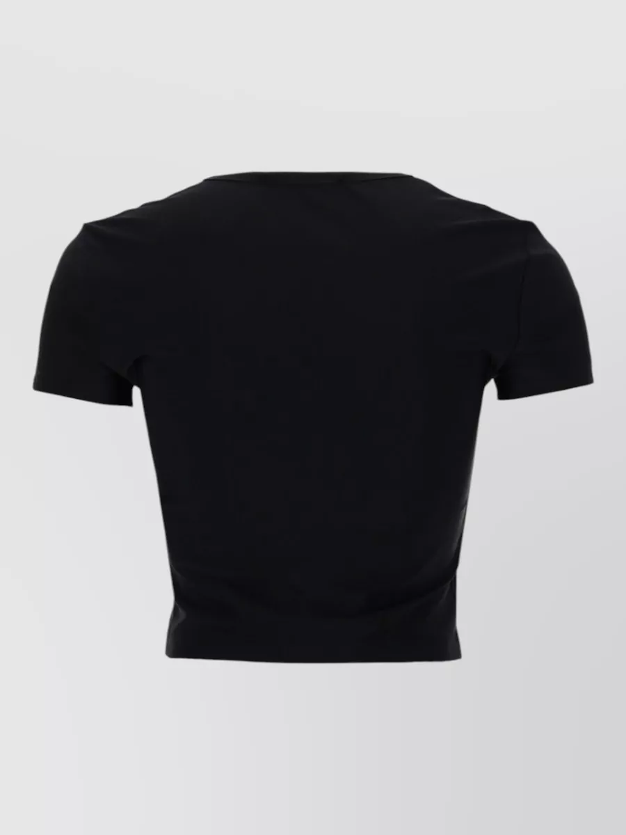 Versace Jeans Couture Slim-Fit Cropped T-Shirt