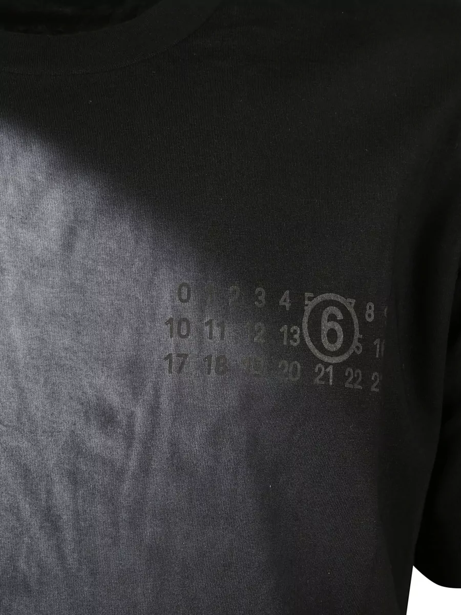 Mm6 Maison Margiela Cotton Logo-Print T-Shirt