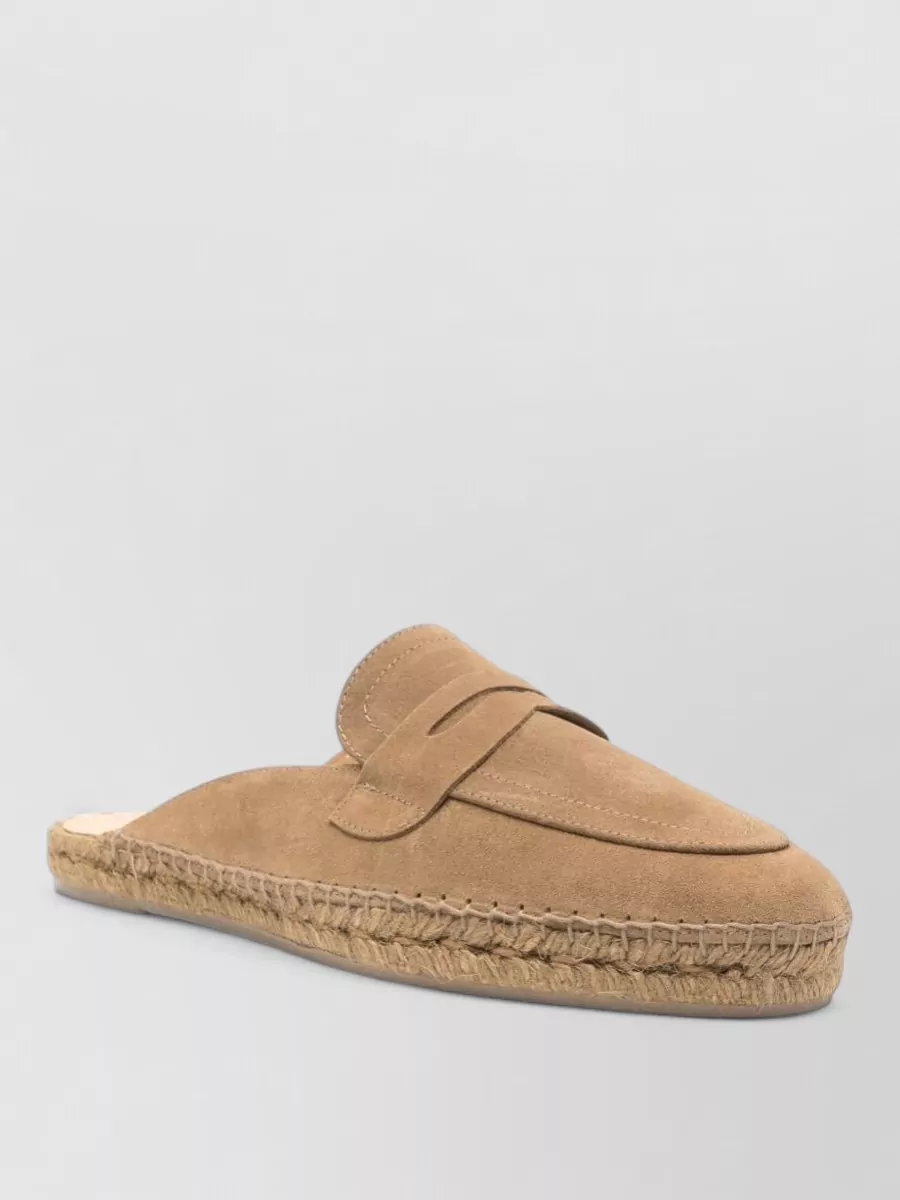 Castaner suede penny loafers