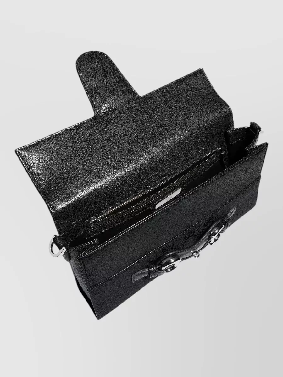 Gucci Horsebit 1955 Mini Canvas Shoulder Bag