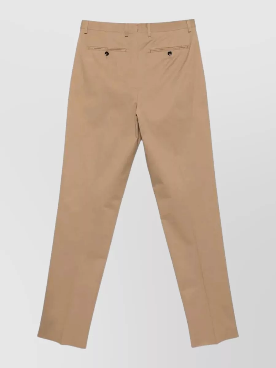Lardini Pleated Straight-Leg Trousers