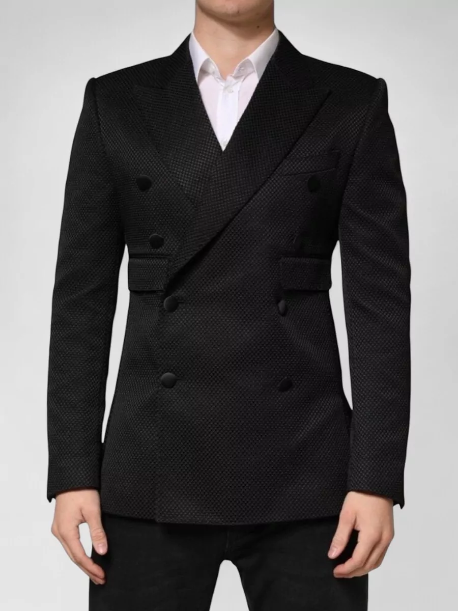 Dolce&Gabbana silk blend double breasted blazer