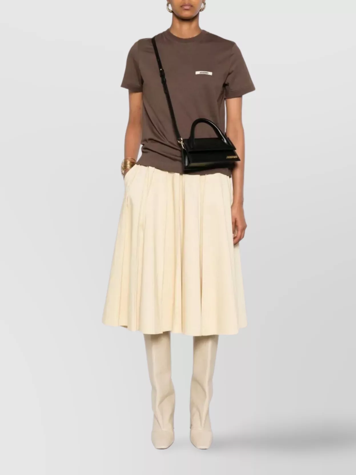 Jacquemus Cotton Crew Neck Short Sleeve T-Shirt