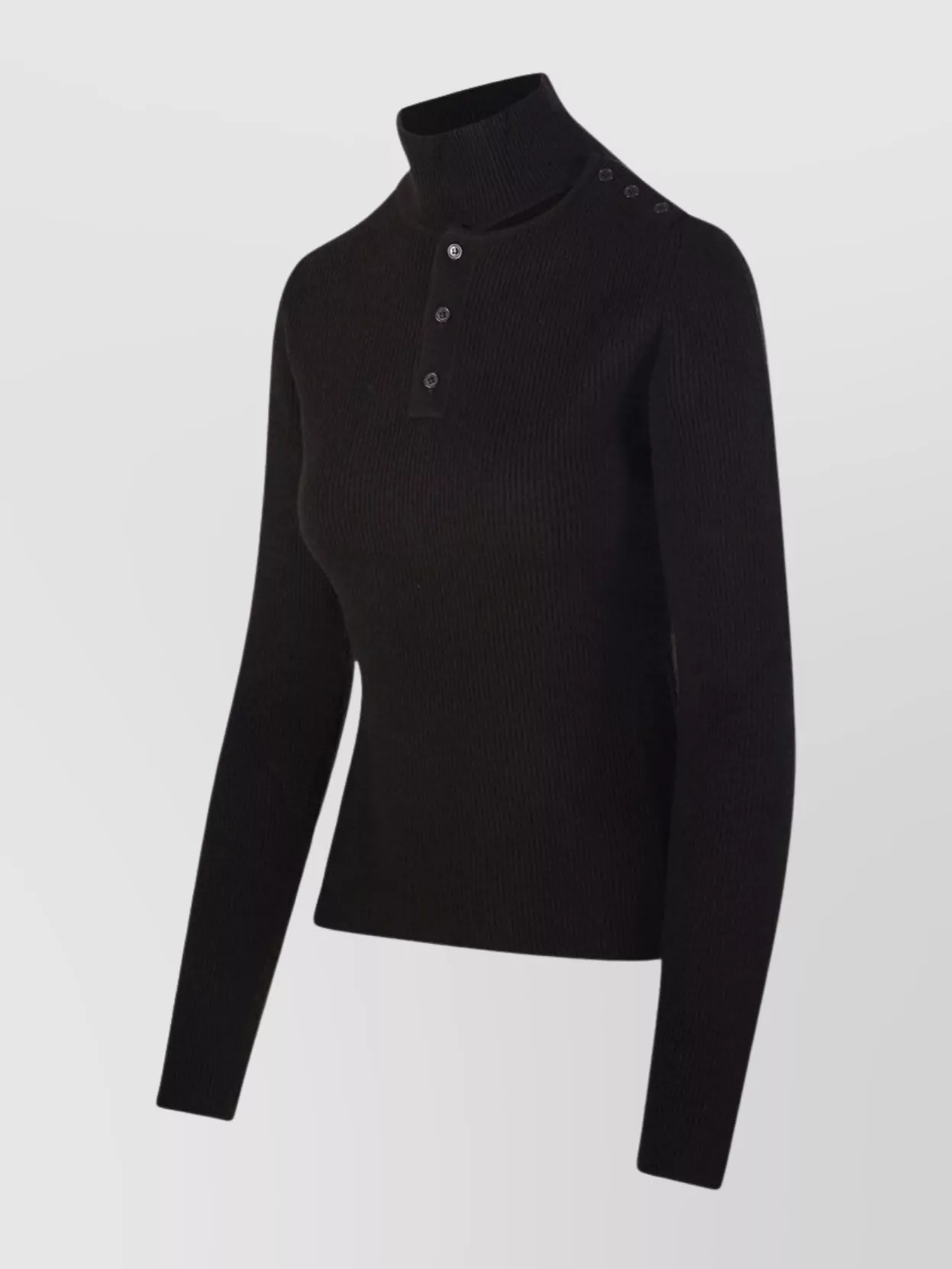 Federica Tosi Knitwear With Button Detailing And High Neck