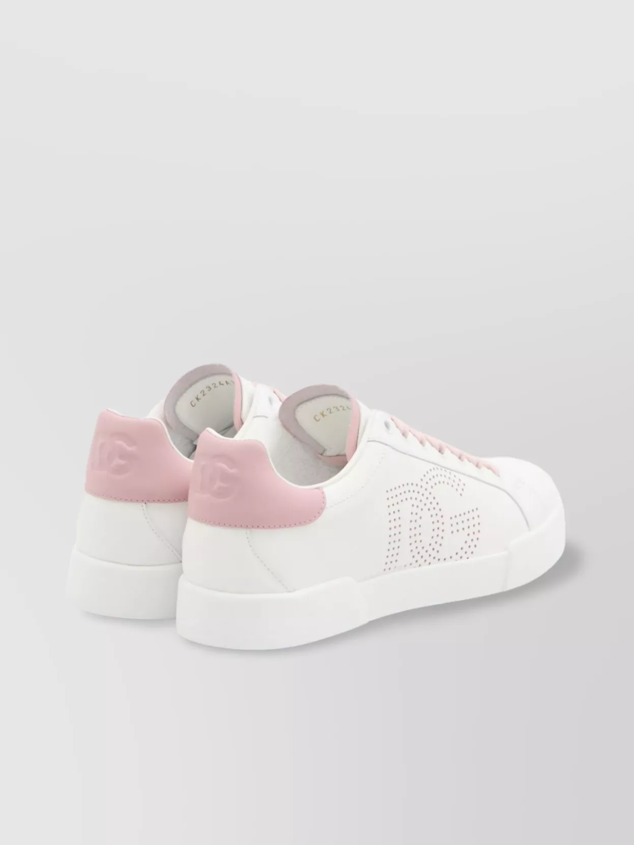 Dolce & Gabbana Light Strobel Sneakers From Portofino In White