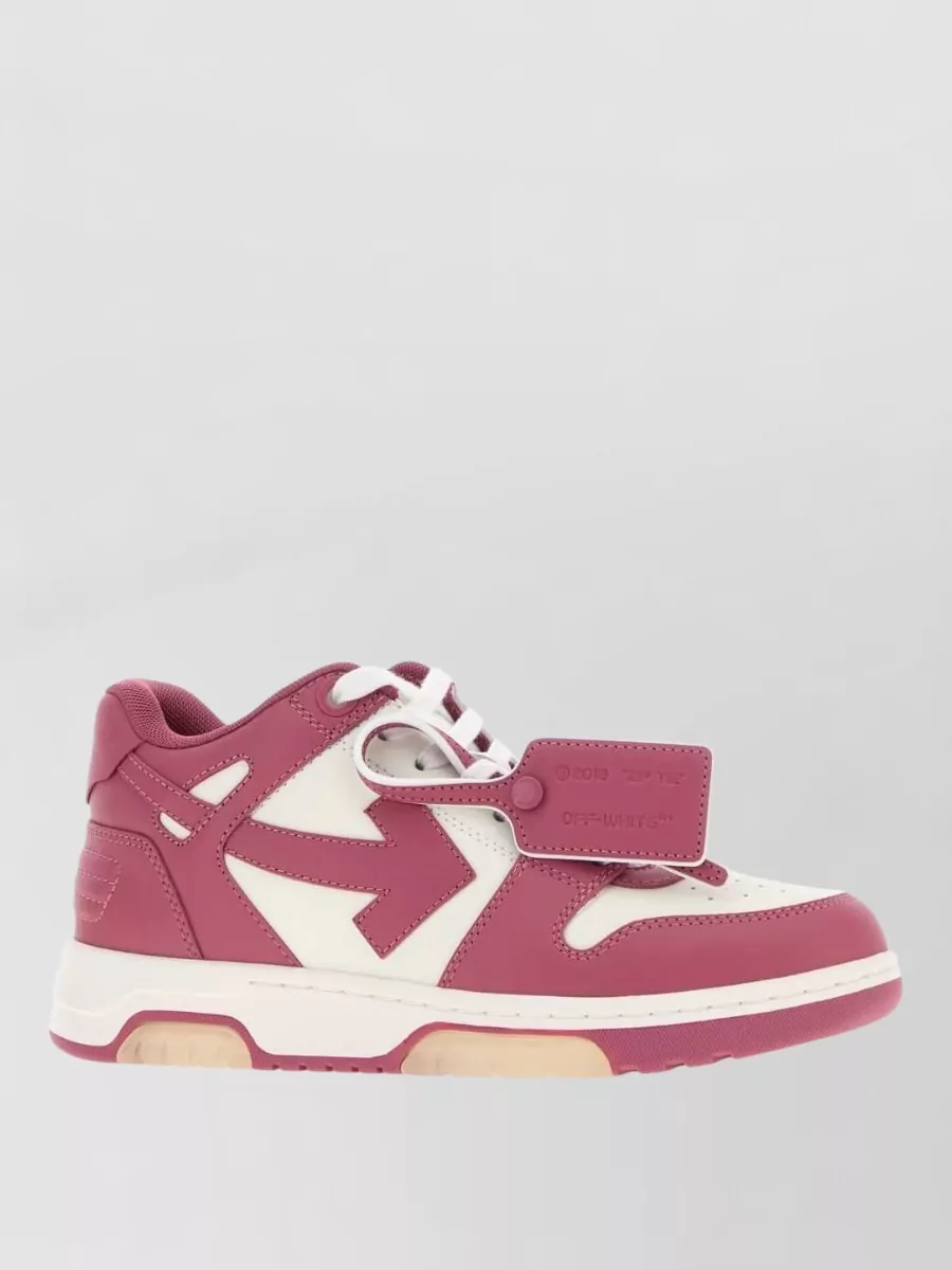 Off-White leather low-top sneakers