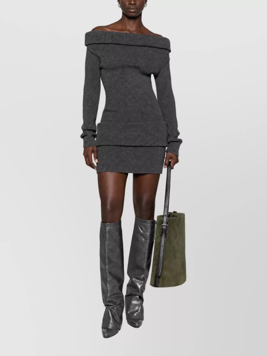 Jean Paul Gaultier Wool knee-length knitted dress