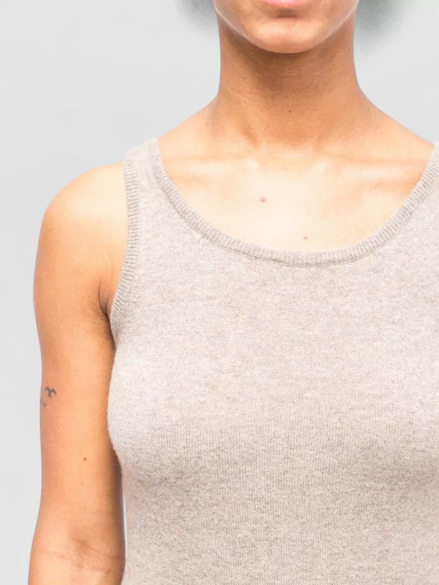 La Rose Cashmere Tank Top