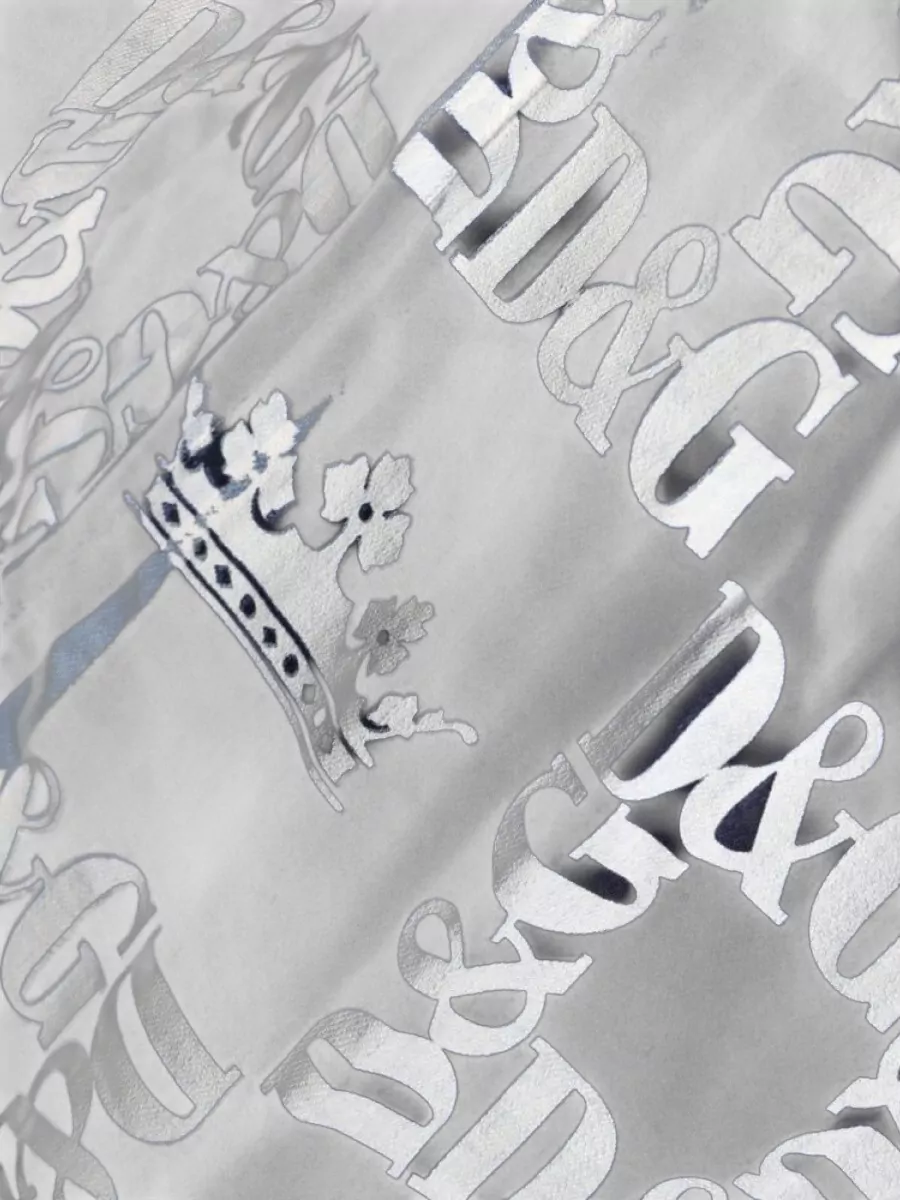 Dolce&Gabbana Logo Print Slim-Fit Shirt