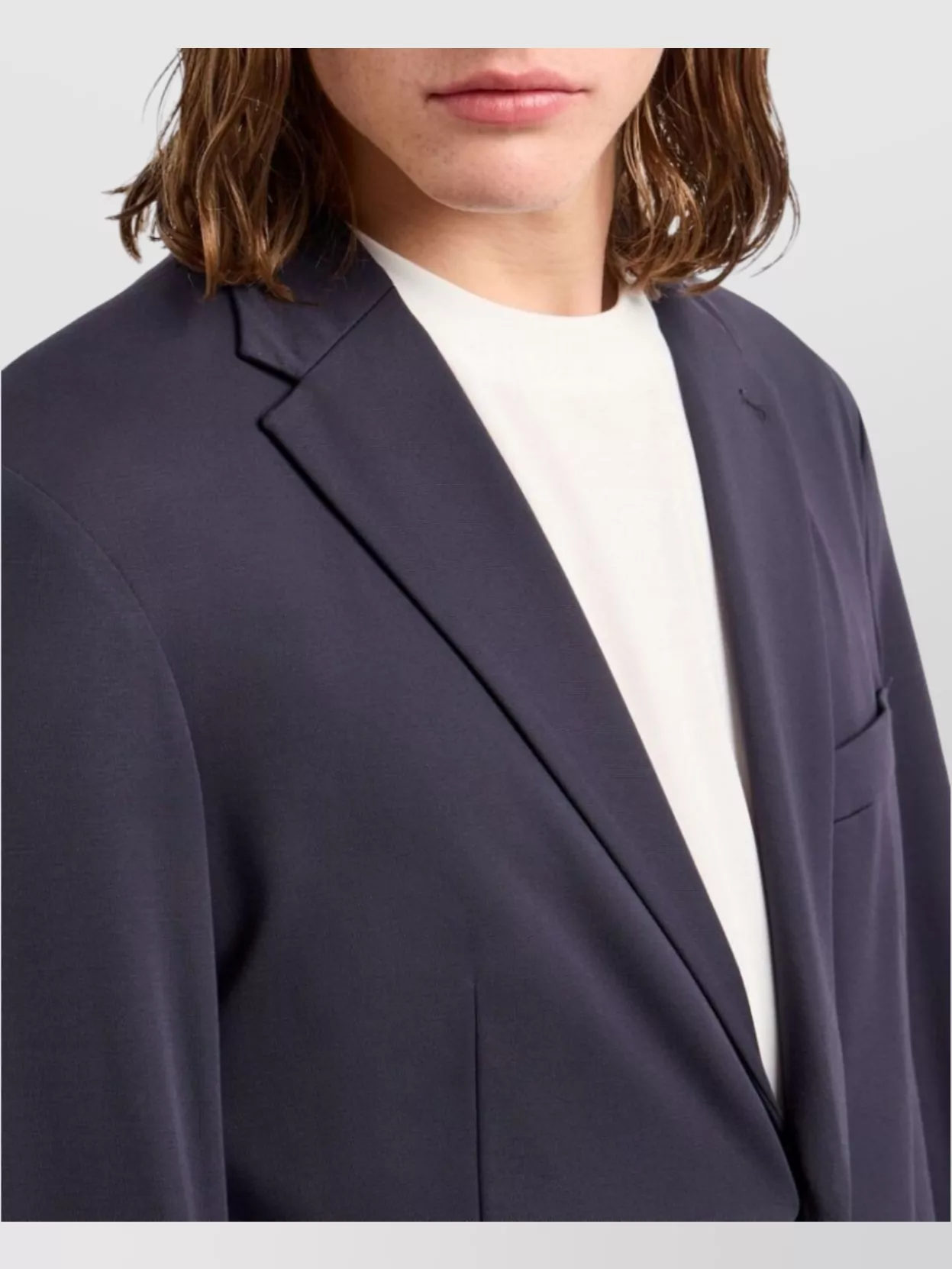 Emporio Armani Single Breasted Jacket With Notch Lapel And Pockets