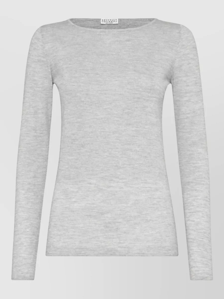 Brunello Cucinelli Cashmere silk fine-knit pullover