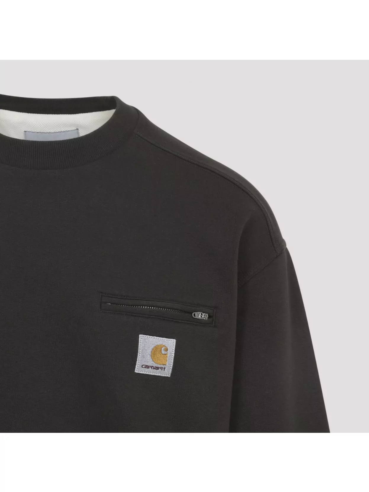 Carhartt Detroit Knitwear Chest Pocket Design In Black