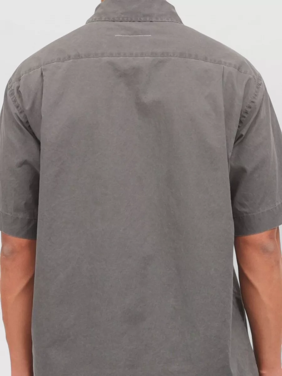 Mm6 Maison Margiela Cotton Shirt Chest Pockets Short Sleeves