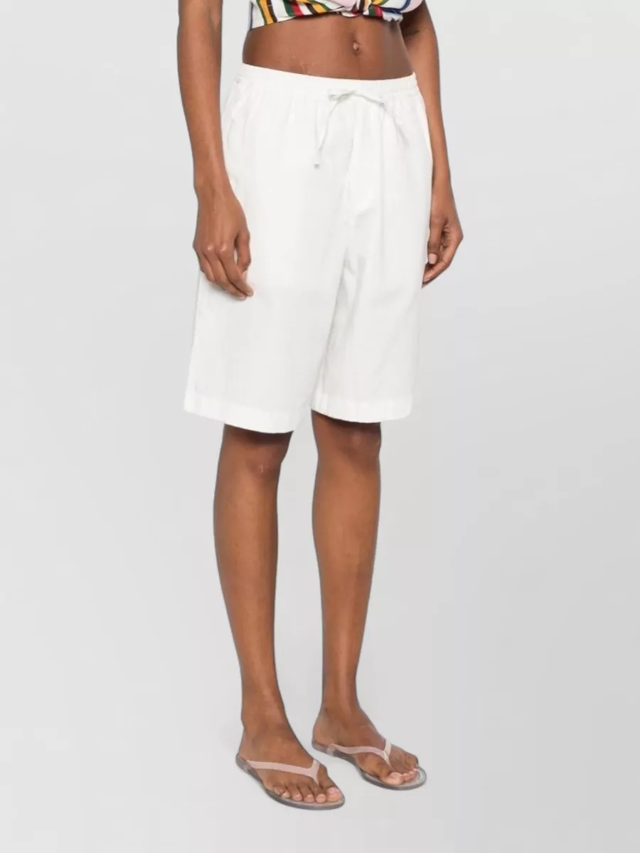 Dunst Cropped Straight-Leg Pajama Shorts