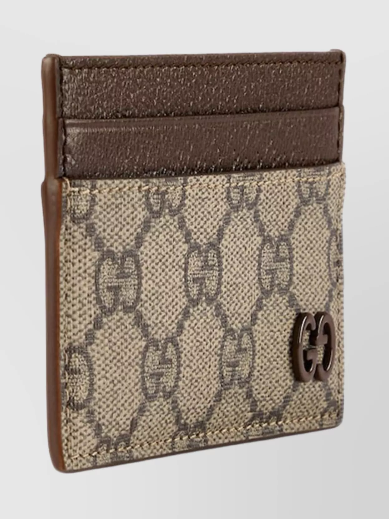 Gucci Gg Canvas Card Case