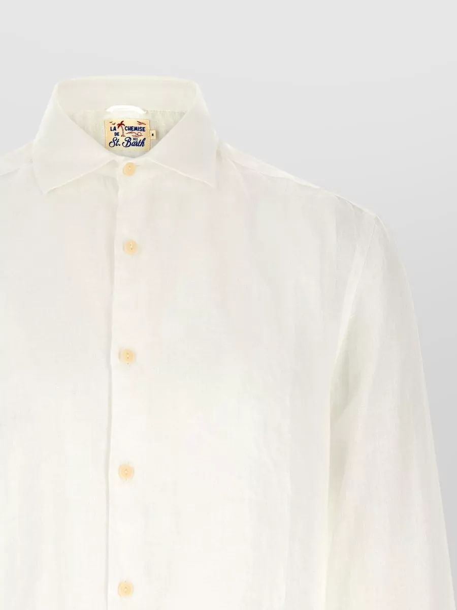 Mc2 Saint Barth Linen Long-Sleeve Shirt