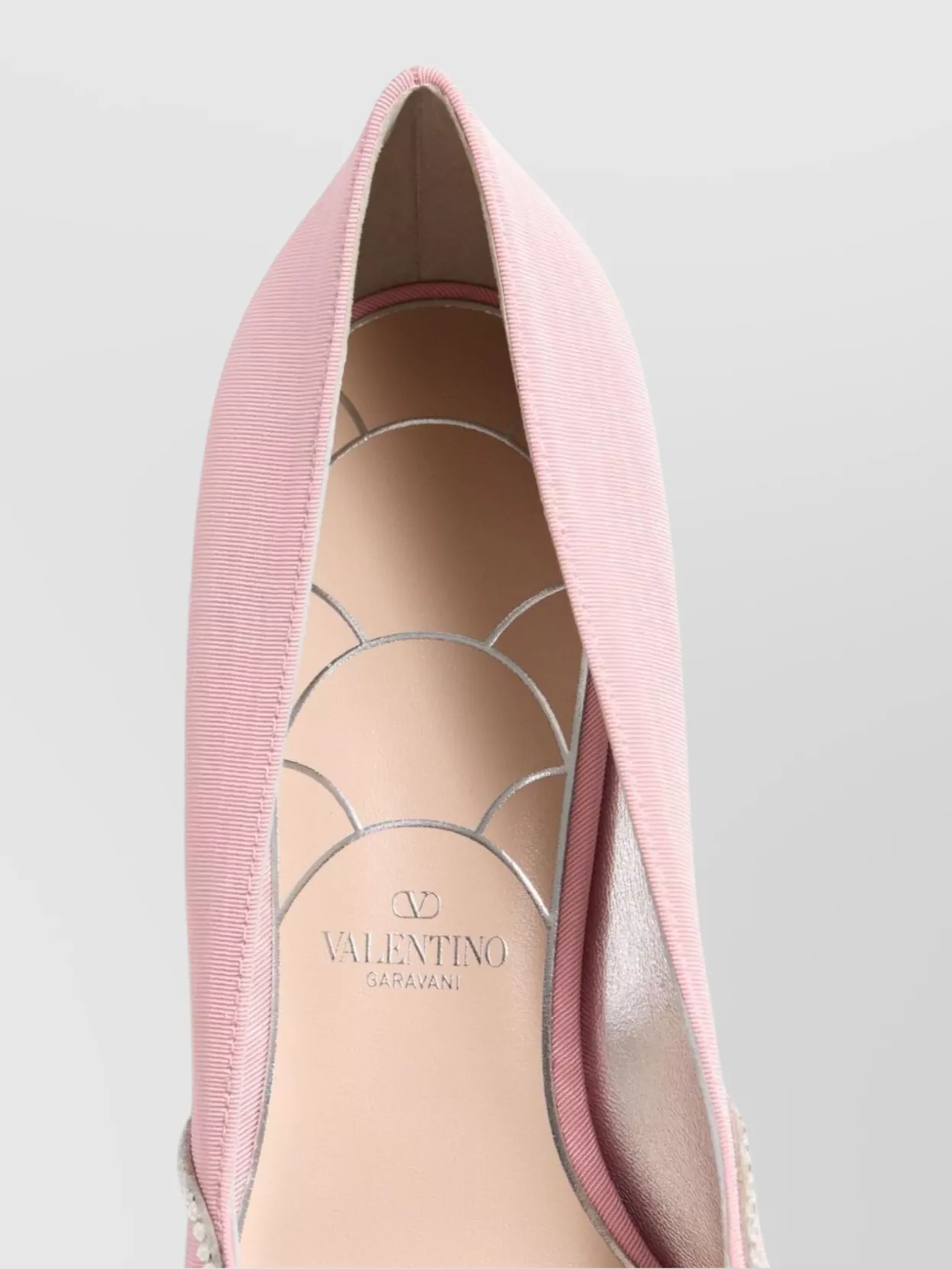 Valentino Garavani Crystal Mary Jane Pumps Grosgrain Effect