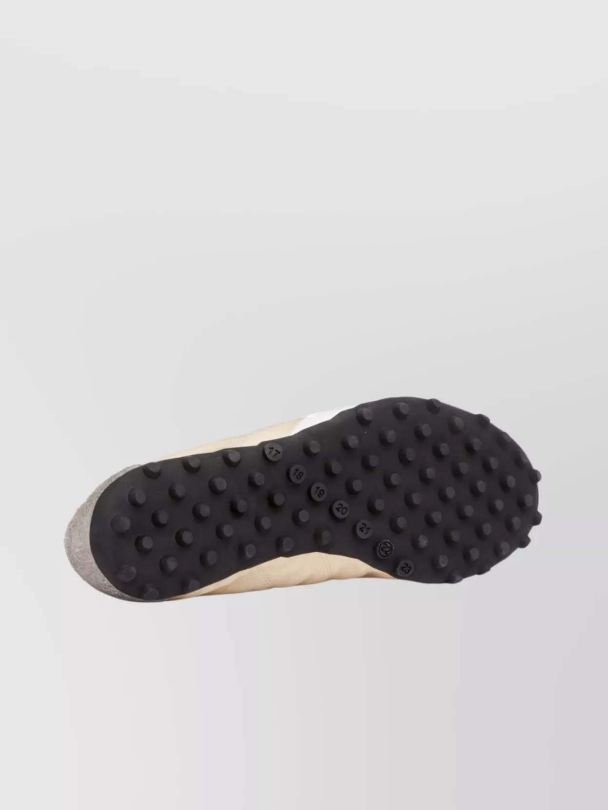 Maison Margiela Leather Lace-Up Trainers Featuring Suede Accents