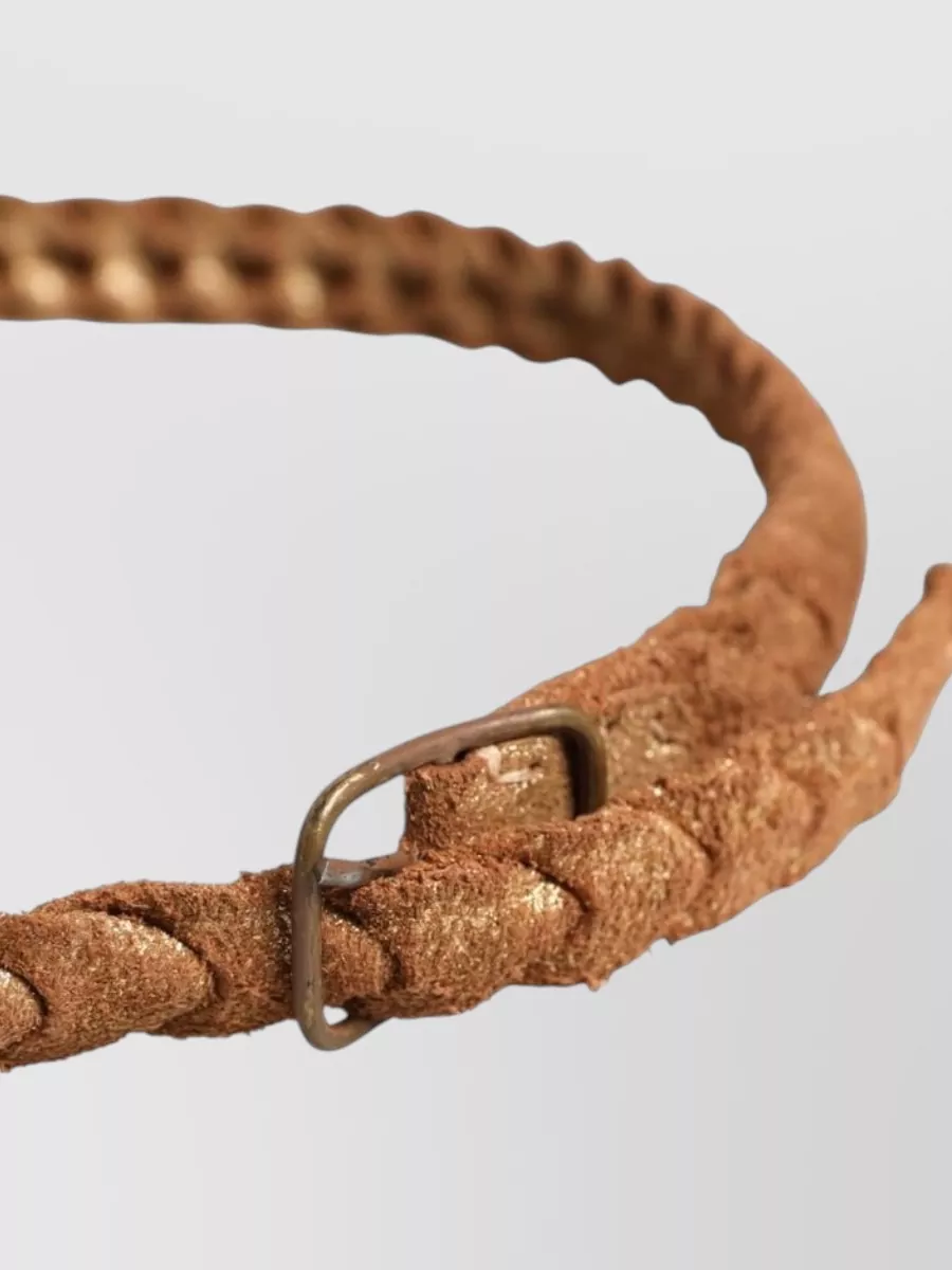 Ermanno Scervino Leather Braided Belt